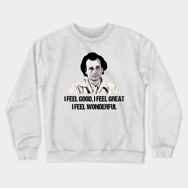 What About Bob Crewneck Sweatshirt by juliecarrier